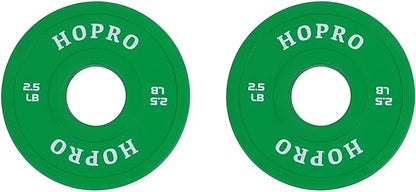 2-Inch Olympic Bumper Plates, Perfect Weight Plates for Weightlifting and Strength Training, Multiple Weights Available
