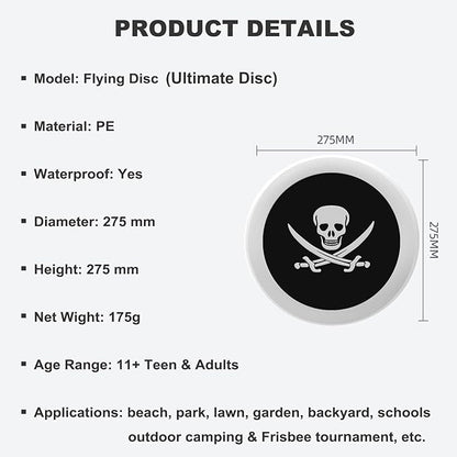 Anchor Outdoor Flying Disc Sailing Anchor Ocean Ultimate Disc 175g for Boys Girls Men Women Birthday Christmas