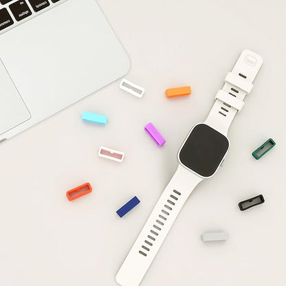 40 Pack Magic band locks, Magic Band Holder Silicone Watch Strap Holder Loop Fastener Holder Rings Replacement for Smartwatch Accessories (Muilt-Colorful)