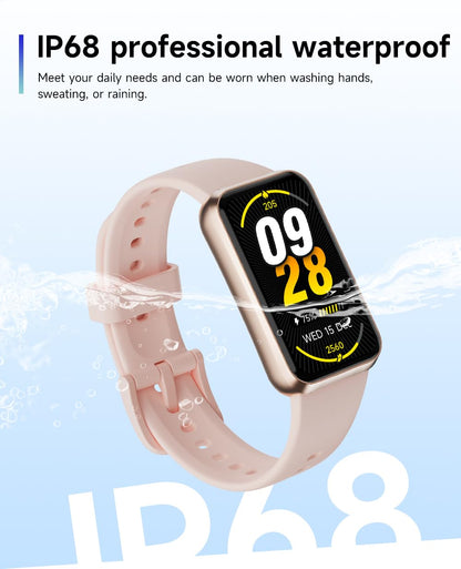 USMECBL Fitness Trackers,Heart Rate Blood Oxygen Sleep Monitor,1.47‘’ OLED Display,Calorie