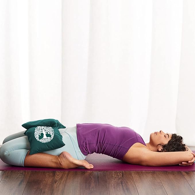 Yoga Sand Bag, Cotton Unfilled for Yogas, Weights & Resistance Training, Portable Weightlifting Sandbag