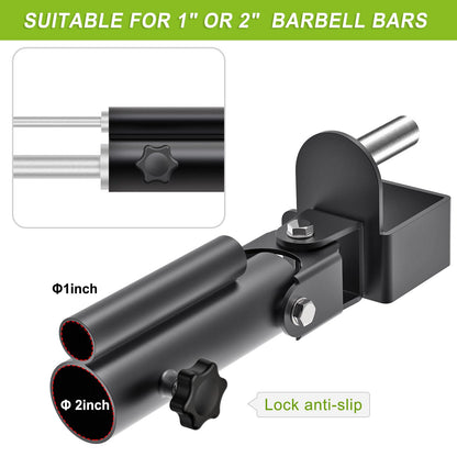 SELEWARE Landmine Attachment for 3"x3" Power Rack with 5/8" or 1" Hole