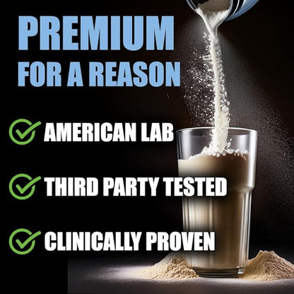 Premium Collagen for Men, Infused with Instant Coffee, Bone, Joint & Muscle Formula, Recovery, 100mg Caffeine, Non GMO, Dairy Free, Sugar Free, Keto & Paleo Friendly / 30 Srvg