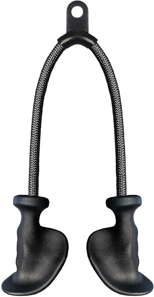 Ergonomic Tricep Rope Pulldown Attachments, Upgraded 27 32 40 & 47 Inch Extra Long Triceps Rope