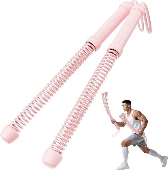 2PCS Weighted Ropeless Battle Ropes for Home Gym, Heavy Duty Arm Exerciser for Strength Training, Portable Battle Rope for Advanced Workouts and Core Muscle Building