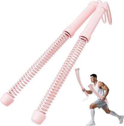 2PCS Weighted Ropeless Battle Ropes for Home Gym, Heavy Duty Arm Exerciser for Strength Training, Portable Battle Rope for Advanced Workouts and Core Muscle Building