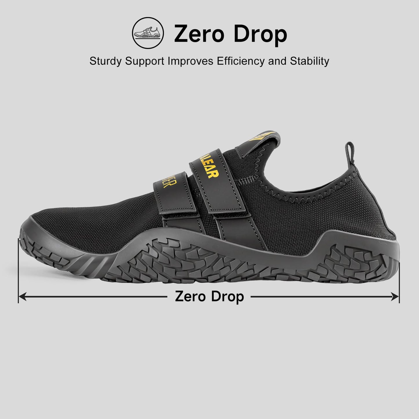 MANUEKLEAR Deadlift Shoes - Weight Lifting Shoes for Men Women - Weightlifting Squat Shoes Fitness