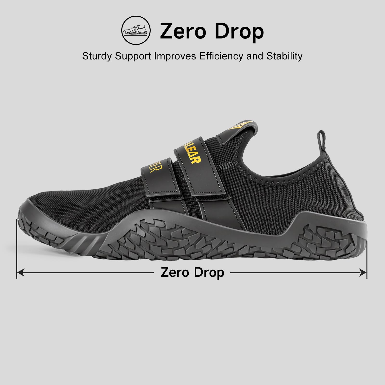 MANUEKLEAR Deadlift Shoes - Weight Lifting Shoes for Men Women - Weightlifting Squat Shoes Fitness
