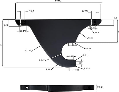 Sword Wall Mount - Hard Wood Sword Mount for Wall - Durable & Strong Katana Holder - Easy Mounting Picture Instructions Sword Wall Hanger - Decorative Sword Display Matches Any Home Decor