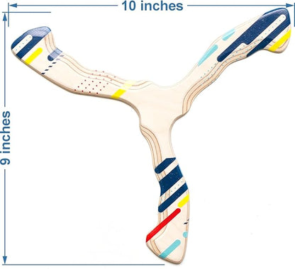 Wooden Boomerang Storm v2 | Handcrafted Returning Boomerang | Easy-to-Throw Design for Beginners | Fun Outdoor Game | Thin, Lightweight and Safe to Use Idea | Suitable for 14+