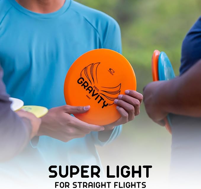 Latitude 64 Gravity Disc Golf Disc Set | 6-Pack Starter Set | Pure, Fuse, Explorer, Saint, Diamond, Bolt | Lightweight, Floating Plastic for Longer Flights | 120-130g (Colors May Vary)