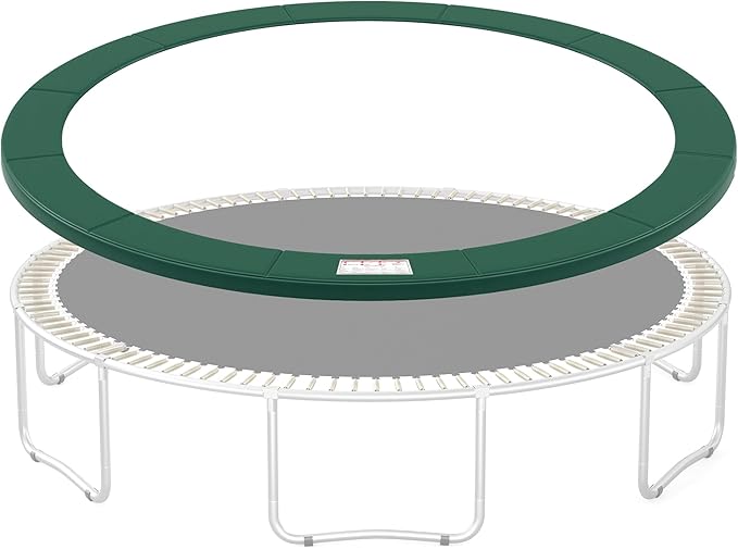 SONGMICS Trampoline Pad, 8ft 10ft 12ft 14ft 15ft Replacement Trampoline Safety Pad, Spring Cover