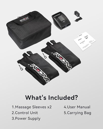 CINCOM Cordless Leg Recovery System with Dynamic Compression Massage Technology - 3 Different Sizes for Everyone (Small)
