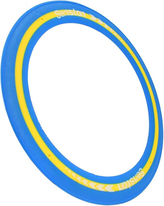 Senston Flying Discs Easily Catch and Throw Sports Disc 11 Inch Soft Flying Discss for All Players Colorful Flying Discs 3 Pcs for Pool Backyard Family Fun (Blue)