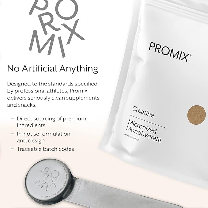ProMix Nutrition Creatine Monohydrate Travel Packs, 5g of micronized Clean Creatine for Men and Women, Supports Muscle Growth & Recovery, Vegan - 30 Servings