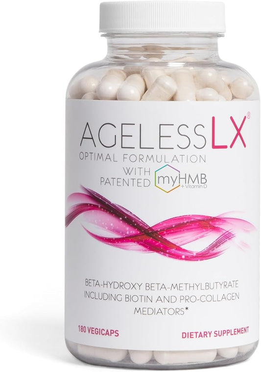 HMB Supplements for Women - Collagen Enhancer Capsules - Anti-Aging for 40 + Lean Muscle Builder