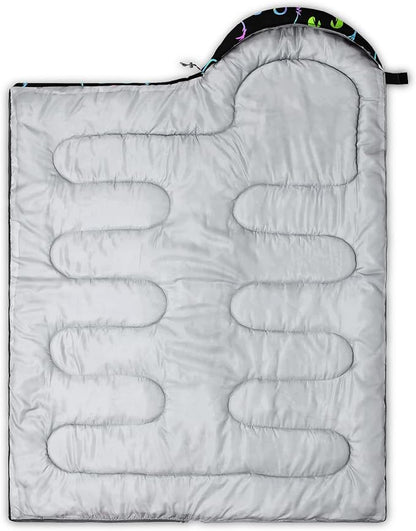 BailiPromise Camping Sleeping Bags,3 Season Warm & Cool Weather,Lightweight,Waterproof Sleeping Bags for Adults & Kids,Traveling,and Outdoors,Camping Gear Equipment