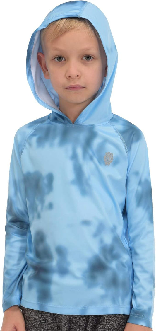 Hoodies for Boys Outdoor Recreation Shirts - Youth Athletic Tops Sun Protection UPF 50+