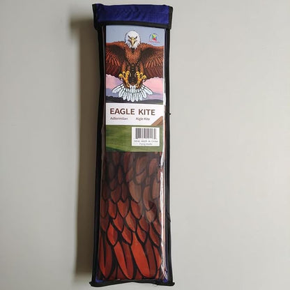 70.8" Eagle Kite for Adults and Kids - Easy to Fly and Assemble, Single Line Beach and Park Kite for Family Outdoor Activities, Comes with 300ft String Handle.