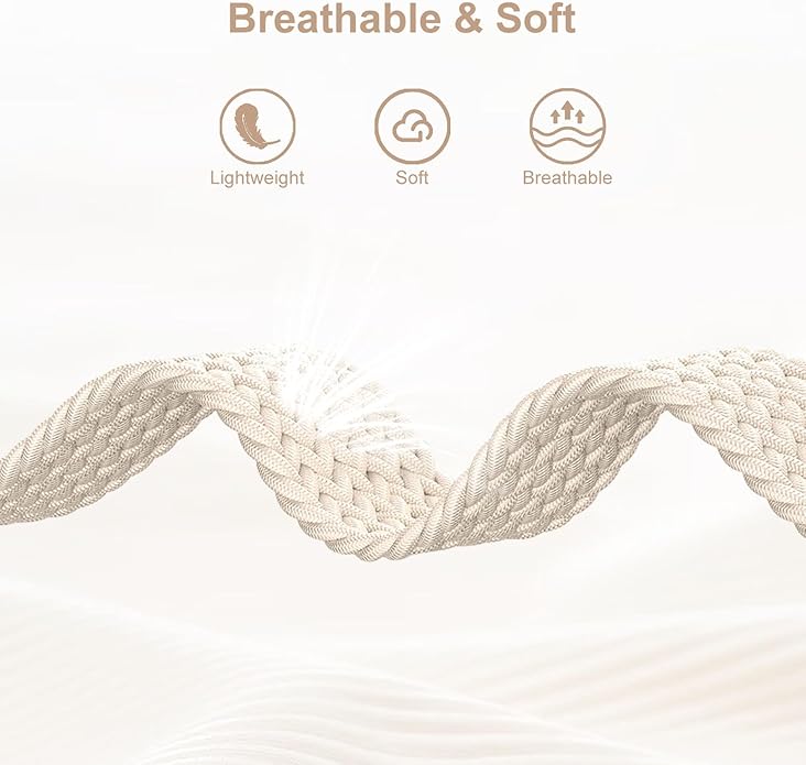 Braided Bands Compatible with Garmin Vivoactive 6/5/3/Venu 2 Plus/Forerunner 165/55/645/245 Music, 20mm Parachute Buckle Soft Stretchy Nylon Band for Garmin Venu/Sq/Sq 2/Vivomove HR Men Women