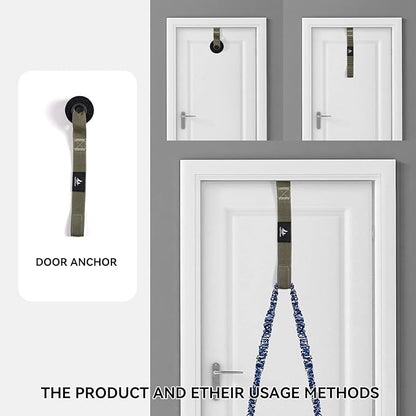 Resistance Bands, Exercise Elastic Bands Set, 40Lb To 80Lb Workout Bands with Handles Protective Sleeves Door Anchor Ankle Strap, Resistance Bands for Working Out With Handles - up to 300Lbs YLUERTDOO