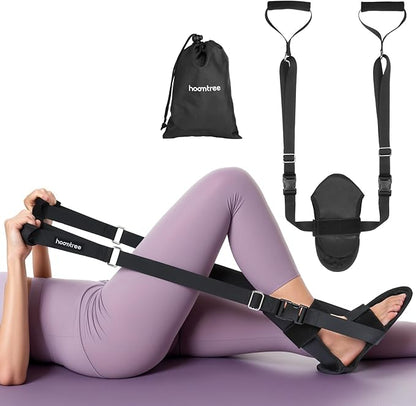 Knee Replacement Recovery Aids,Knee Surgery Recovery Equipment with Padded Handle and Foot Sleeve,Heel Slides Physical Therapy Equipment Speed Hip Recovery,Increase Range of Motion and Relieve Pain