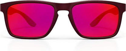Forge Men's Carbon Fiber Sunglasses – Revo Polarized UV400 Sport Sunglasses for Driving, Fishing & Outdoors – Anti-Fog and Anti-Scratch, Built to Last for Life