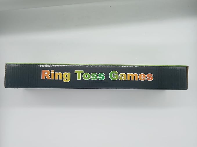 Hook Toss Game, Ring Toss Game, Handmade Wooden Ladder, Throwing Hook and Ring Battle Game for Family