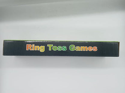 Hook Toss Game, Ring Toss Game, Handmade Wooden Ladder, Throwing Hook and Ring Battle Game for Family