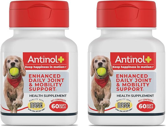 Plus, Mobility, Hip, and Joint Supplement for Dogs, Green-Lipped Mussels and Krill Oil - Dog Joint
