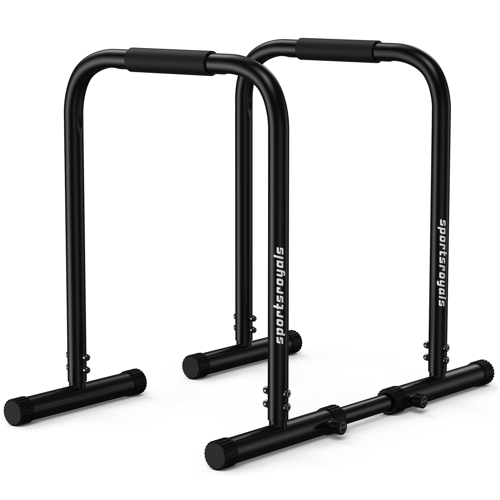 Sportsroyals Adjustable Dip Bar for Home,400lbs Cap Calisthenics Equipment