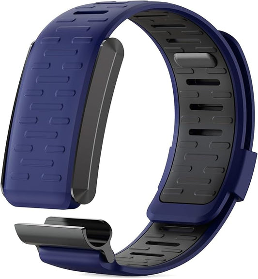 Men Women Soft Silicone Wristband Compatible with Whoop 4.0 Band Strap, Replacement Adjustable Breathable Sport Band for Whoop 4.0 & U-shaped Metal Frame