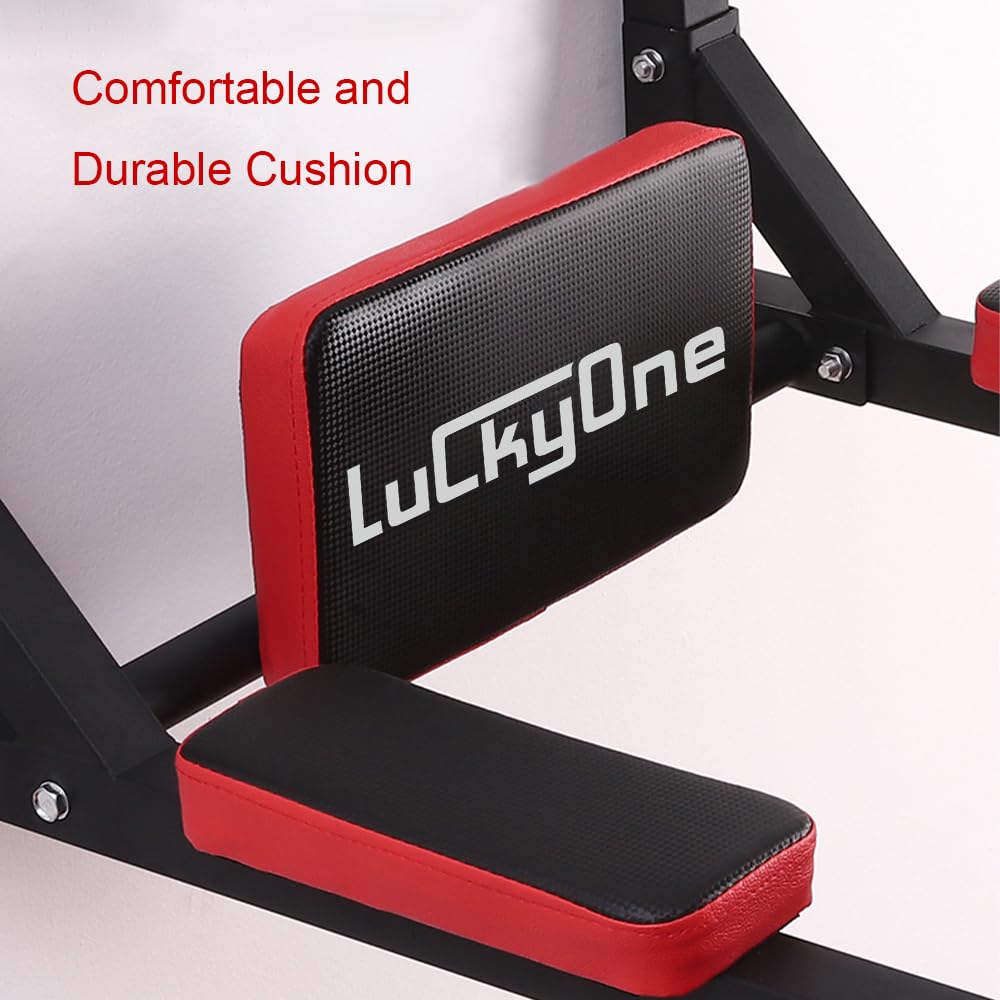 Multifunctional Wall Mounted Pull Up Bar, Chin Up Bar,Dip Station