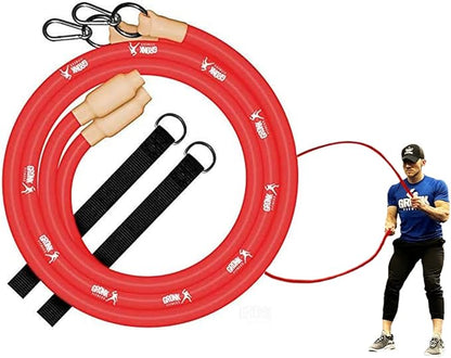 Gronk Fitness Inertia Wave Edition | Dynamic Rubber Battle Ropes Alternative for Home and Gym | Maximize Calorie Burn | Revolutionary Fitness Equipment for Abs and Full Body Workout