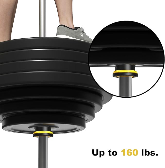 POWER GUIDANCE 50mm Barbell Clamps Barbell Collars, Quick Release Weight Olympic Barbell Clips for Bars, Non-Slip Olympic Barbell Clamps for Workout Weightlifting Fitness Training