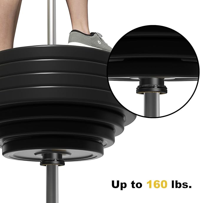 POWER GUIDANCE 50mm Barbell Clamps Barbell Collars, Quick Release Weight Olympic Barbell Clips for Bars, Non-Slip Olympic Barbell Clamps for Workout Weightlifting Fitness Training