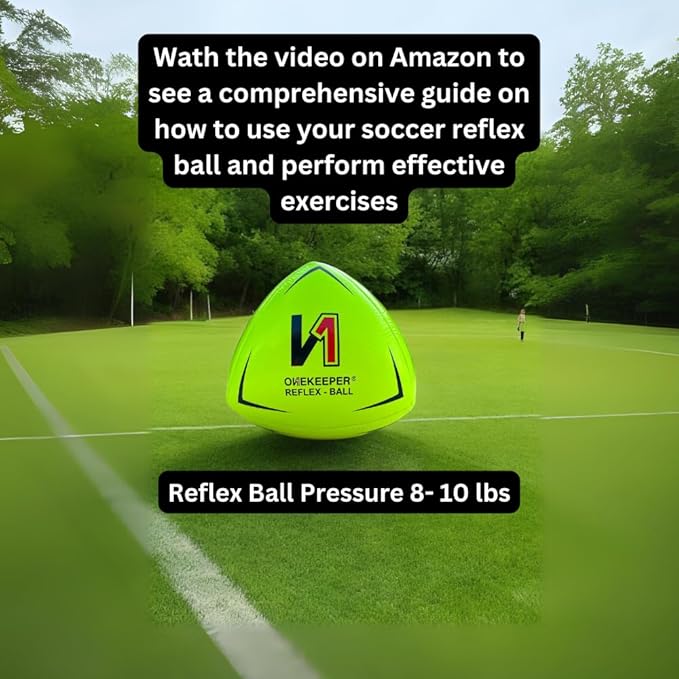 Soccer Reflex & Reaction Ball - White, Orange, Blue, Pink, and Fluo Yellow, Agility and Coordination Training for Kids and Juniors (Pump Not Included)
