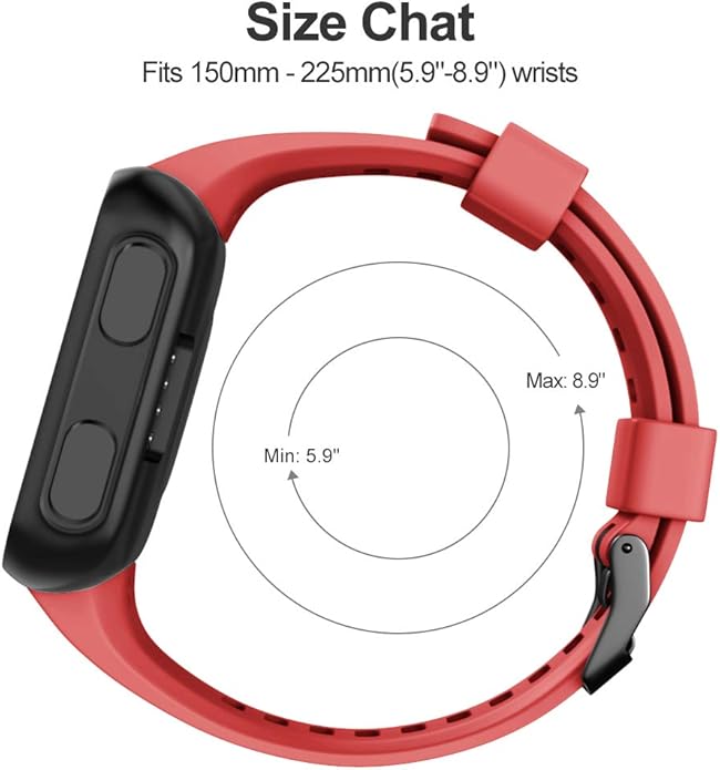 Compatible with Garmin Forerunner 35 Band,Solf Silicone Replacement Bands for Garmin Forerunner 35 Watch