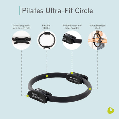 Pilates Ring, Ultra-Fit Circle, Balanced Body Fitness Ring, Magic Circle