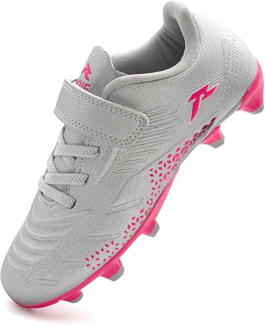 RUNIC Kids Soccer Cleats for Boys and Girls - Small and Big Kid Athletic Outdoor Football Shoes