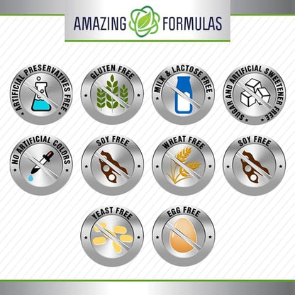 Amazing Formulas CLA (Conjugated Linoleic Acid) 1250 Mg | Softgels Supplement | Non-GMO | Gluten-Free | Made in USA (1 Pack | 120 Count)