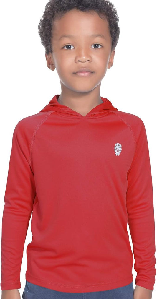 Hoodies for Boys Outdoor Recreation Shirts - Youth Athletic Tops Sun Protection UPF 50+