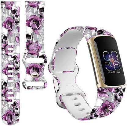 Sport Bands Compatible with Charge 6 /Charge 5 for Women Men,Soft Waterproof Replacement Straps Wristbands for Charge Advanced Fitness Tracker