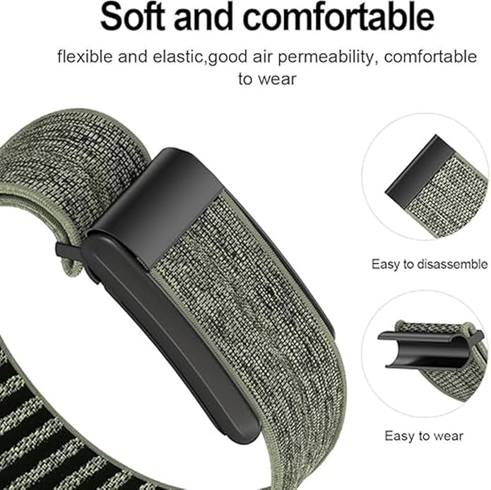 Multi Pack Sport Replacement Wristband Compatible with Whoop 4.0 Band, Breathable, Soft and Comfortable Replacement Strap | Elastic & Easy to Use