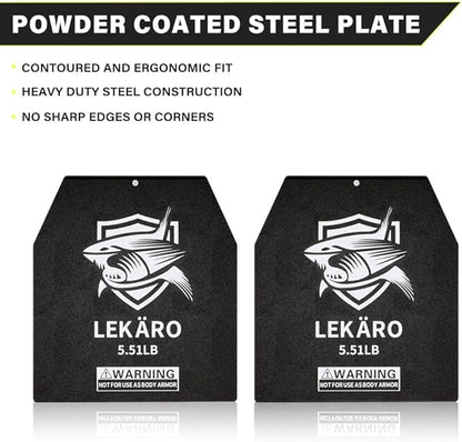 Weighted Vest Plates 5.51/8.81/15.43/20.94LB Pair for Weight Vests, Strength Training, Heavy Workout, Fitness, Running