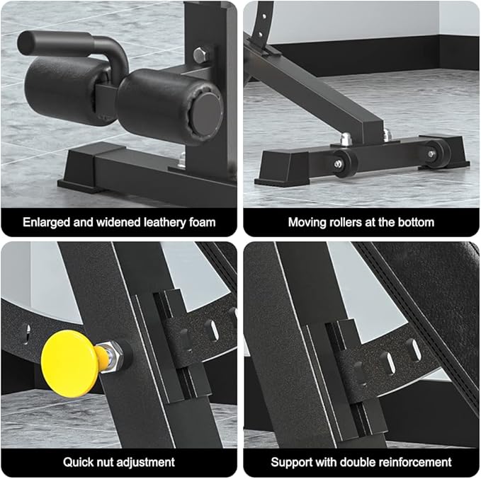 Adjustable Bench, Professional Weight Bench, Incline Flat Decline Sit Up Bench,Dumbbell Stool
