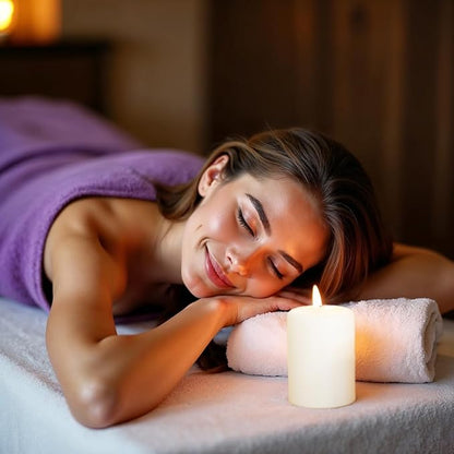 3 Packs Dripless 2.8x6 Inch White Pillar Candles, Unscented Large Wax Cylinder Column Candles for Power Outages Emergency Party Backyard Gathering - 70 Hour Burn Time