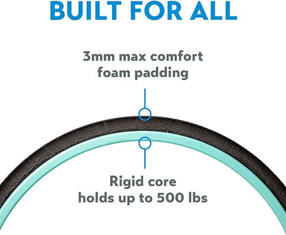 Chirp Wheel+ Foam Roller for Back Pain Relief, Muscle Therapy, and Deep Tissue Massage 6" and 12" Inch