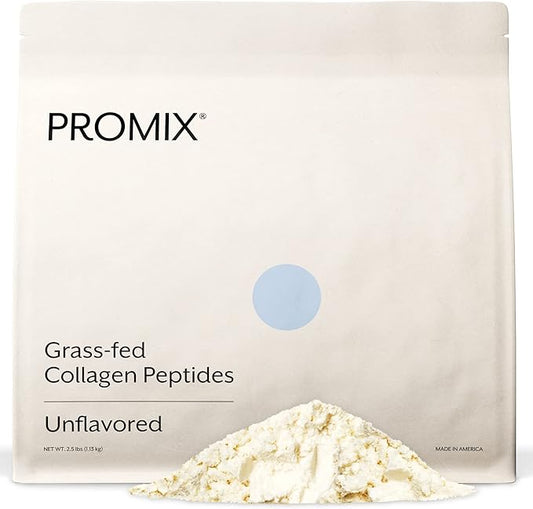 ProMix Nutrition Collagen Peptides, Unflavored - Hydrolyzed Collagen Protein Promotes Healthy Skin