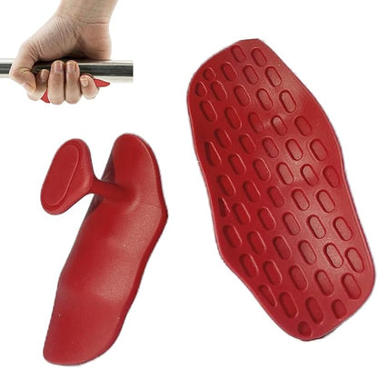 Ergonomic Anti-Slip Weightlifting Grip Pads,Secured Finger Clip Gym Hand Gloves Protectors for Men & Women,Non-Slip Palm Support for Dumbbells & Barbells (Black/RED/Grey/Pink)